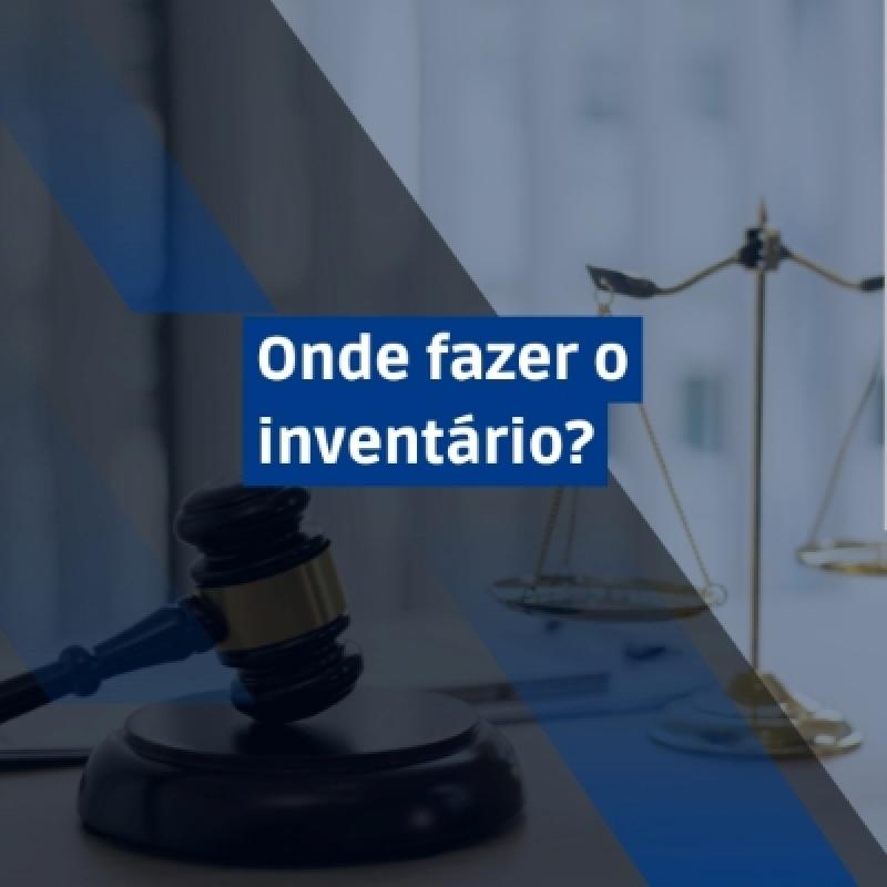 Onde fazer o inventário?